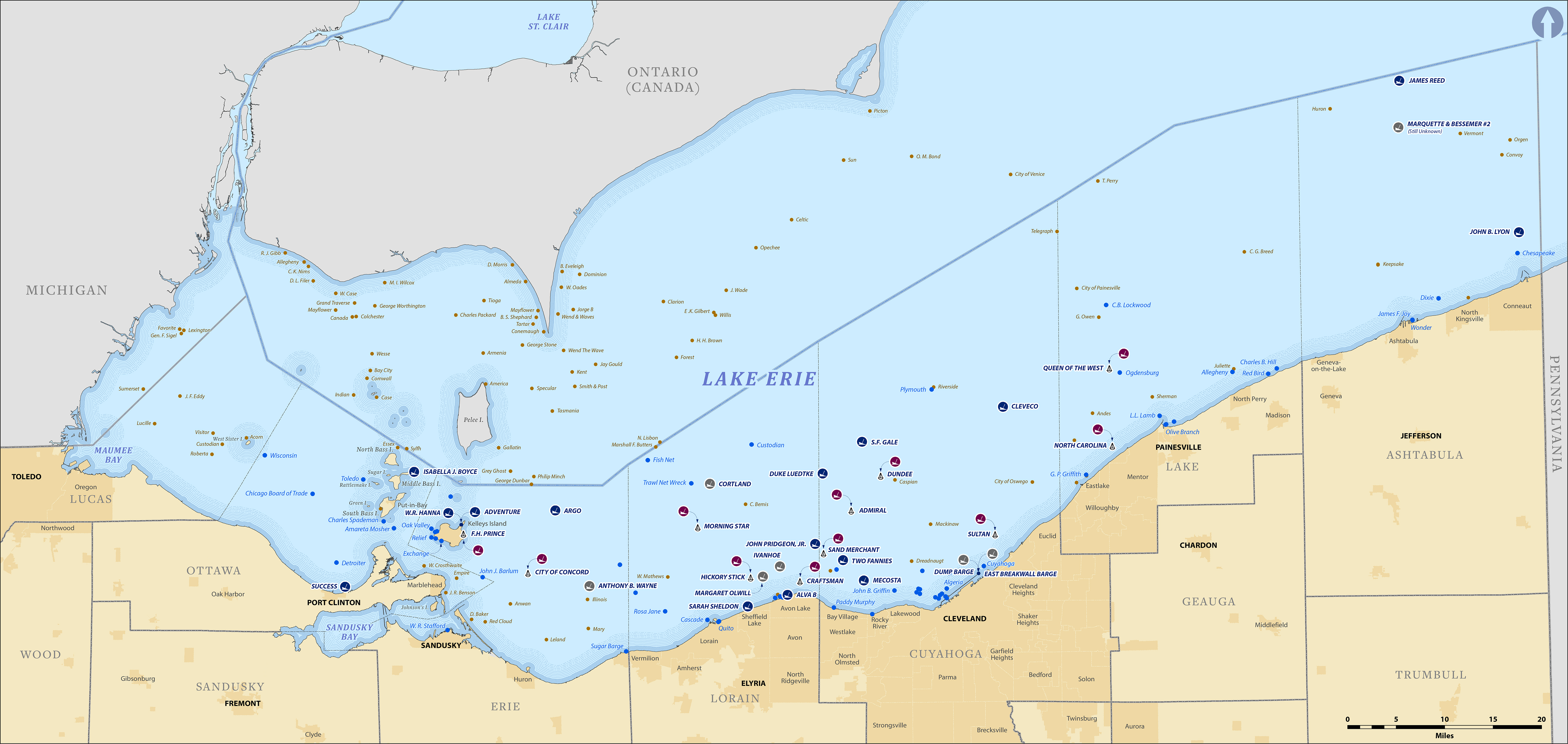 Shipwrecks and Maritime Tales of Lake Erie Shipwrecks - an Ohio Sea Grant  website