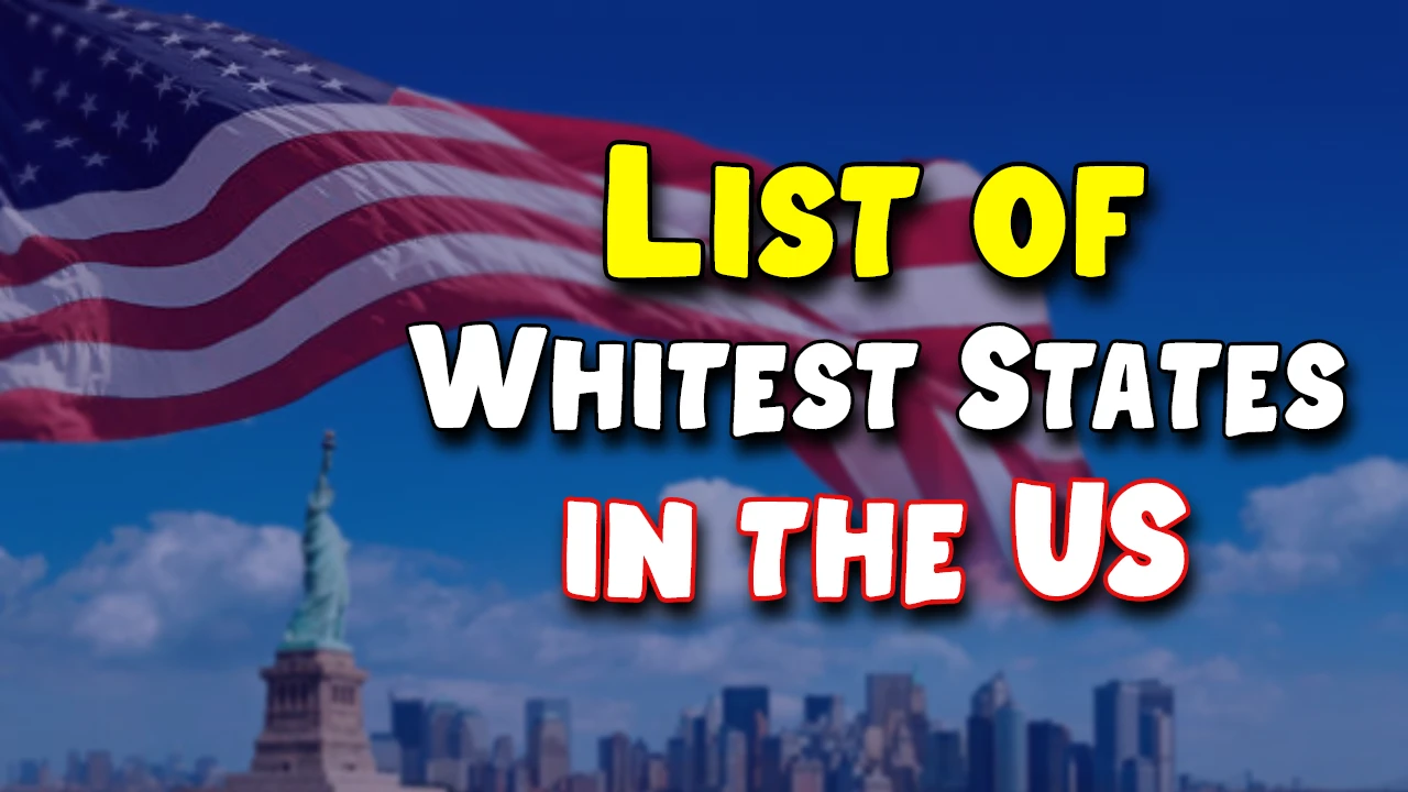 List of Whitest States