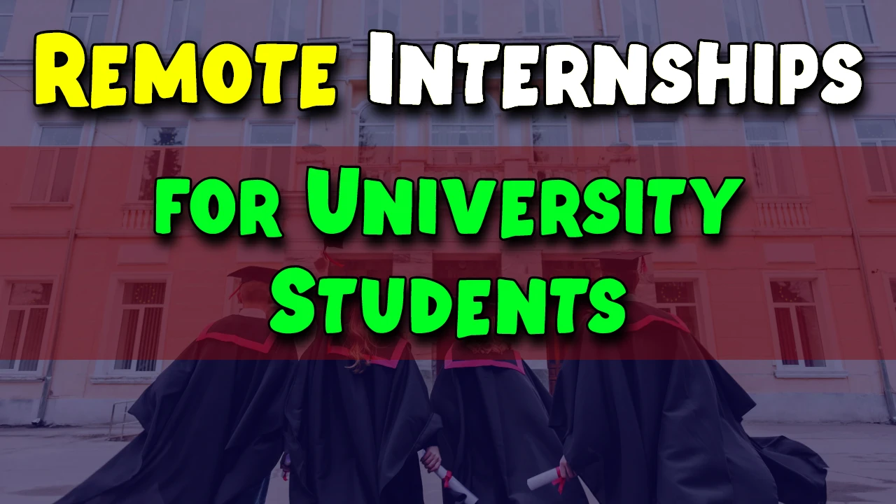 Remote Internships for University Students